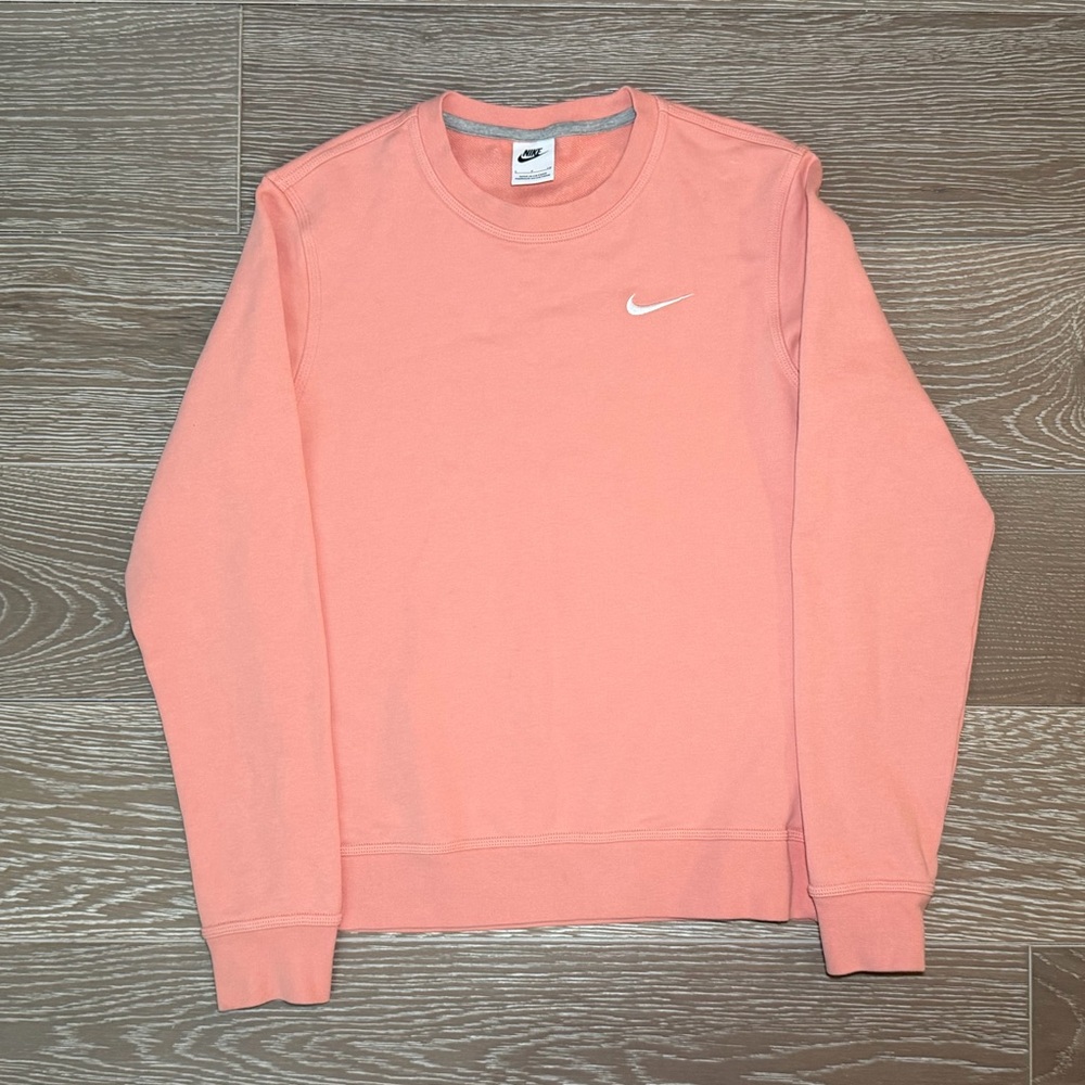 Nike Peach Crewneck Sweatshirt – Small